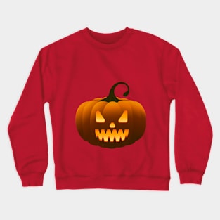 Halloween scary pumpkin Crewneck Sweatshirt